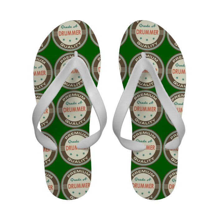 Premium Quality Drummer (Funny) Gift Flip Flops