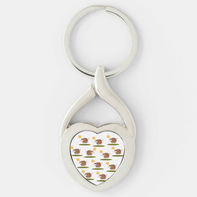 Premium quality key chain with Cow love (Front)
