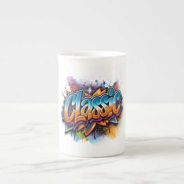 Premium Quality Men's Bone China Mug (Front)