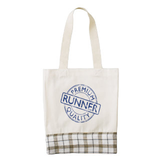 Premium Quality Runner Zazzle HEART Tote Bag