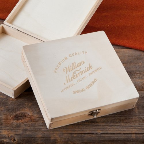 Premium Quality Special Reserve Wooden Cigar Box