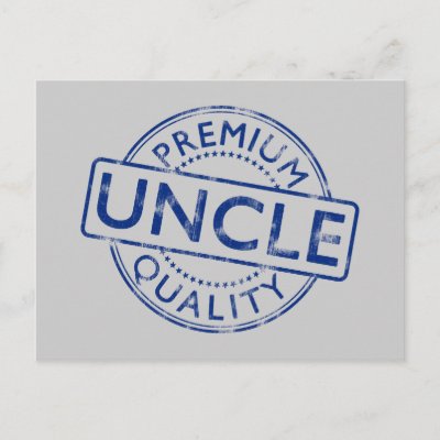 Premium Quality Uncle Postcard