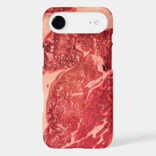 Premium Raw Red Meat   Marbled Steak Macro Photo iPhone 17 Air Case