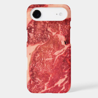 Premium Raw Red Meat | Marbled Steak Macro Photo iPhone 17 Air Case