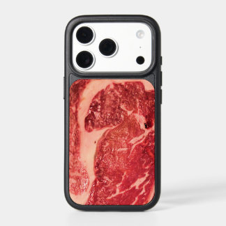 Premium Raw Red Meat | Marbled Steak Macro Photo iPhone 17 Pro Case