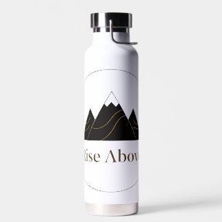 Premium ‘Rise Above’ Thermal Glass - Minimalist Water Bottle