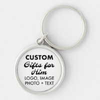 Premium Round Keychain Custom Gifts for Him