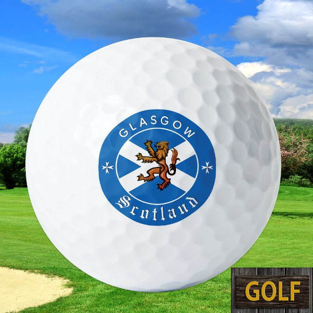 Premium Scotland Golf Ball, Rampant, Scottish Flag Golf Balls (Creator Uploaded)