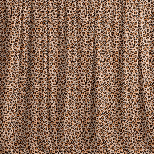 Premium Seamless Wild Safari Cat Animal Print Blackout Curtains