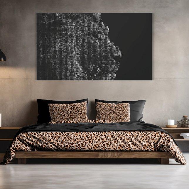 Premium Seamless Wild Safari Cat Animal Print Duvet Cover (Creator Uploaded)