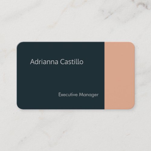 Premium Silk Minimalist Modern Plain Business Card