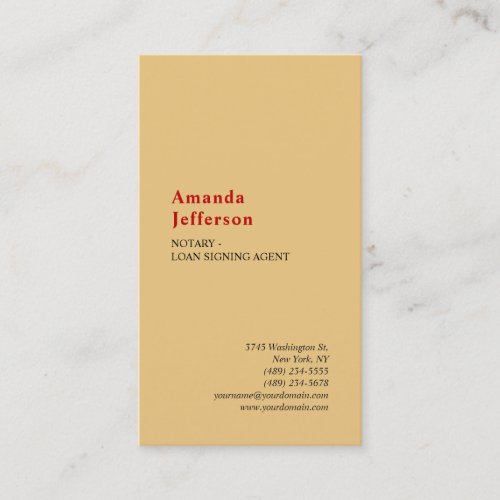 Premium Silk Modern Minimalist Professional Plain Business Card