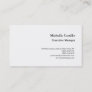 Premium Silk Professional Minimalist Light Grey Business Card