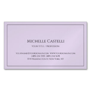 Premium Silk Professional Unique Classical Simple Business Card Magnet