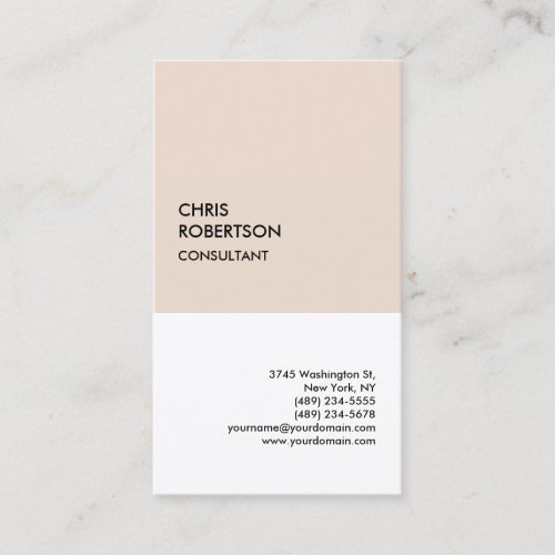 Premium Silk Special Minimalist Modern Unique Business Card