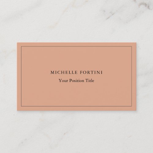 Premium Silk Trendy Minimalist Professional Modern Business Card