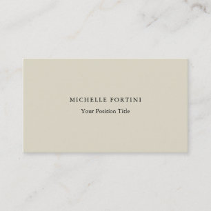 Premium Silk Trendy Minimalist Professional Modern Business Card