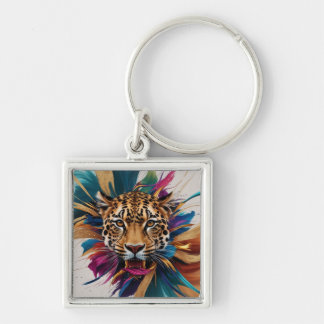 Premium square keychain 