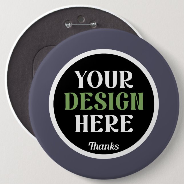  Premium, stylish, bold & minimal Button (Front & Back)