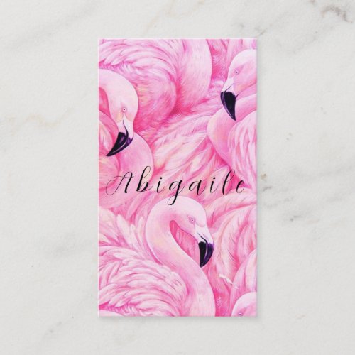 Premium Vector Flamingo Bussiness Card