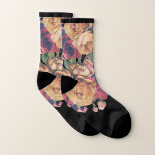 Premium Vintage Rose Romance Fantasy Women Socks