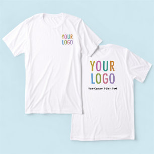 Premium White T-Shirt Custom Logo Unisex S to 2XL Tri-Blend Shirt