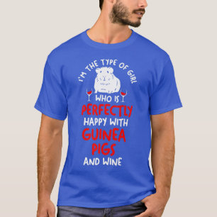 Premium Wine Guinea Pig T-Shirt