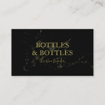 Premium Wine Retailer Business Card