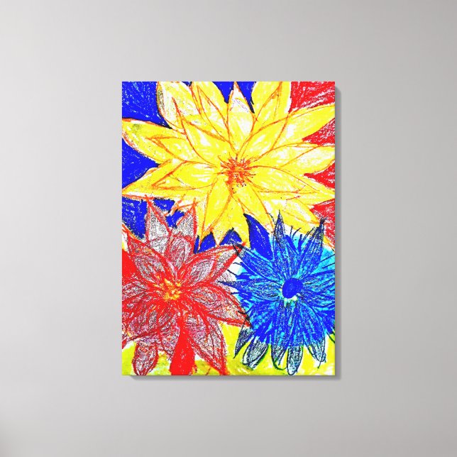 Premium Wrapped Canvas (Gloss) Contrasting Print (Front)