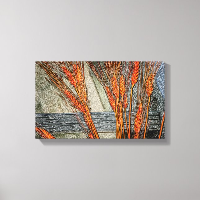 Premium Wrapped Canvas-Gloss-"jjhélène" original Canvas Print (Front)