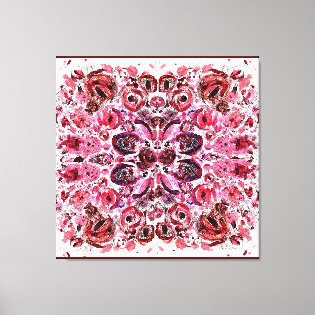 Premium Wrapped Canvas (Gloss) Passion Red Print (Front)