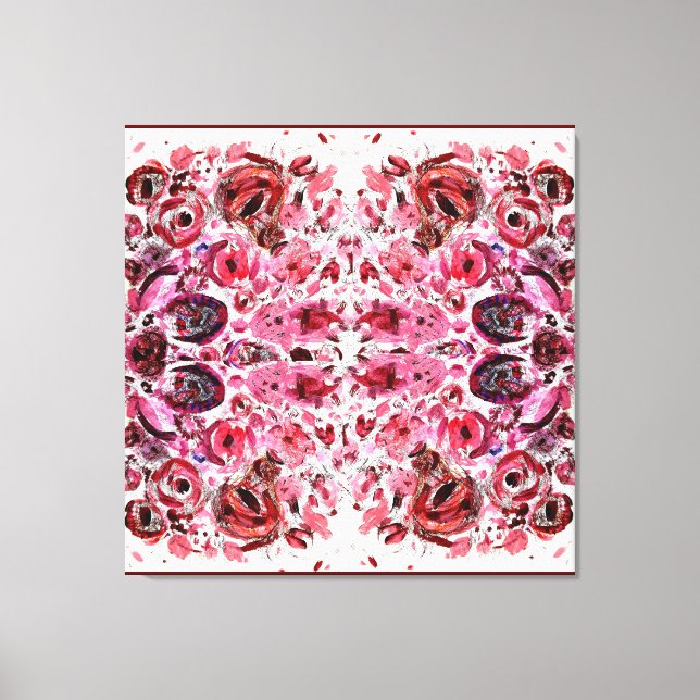 Premium Wrapped Canvas (Gloss) Passion Red Print (Front)