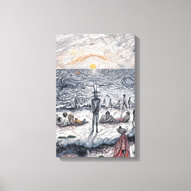 Premium Wrapped Canvas Print (Front)