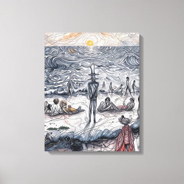 Premium Wrapped Canvas Print (Front)