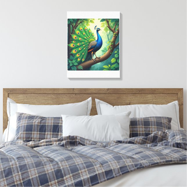 Premium Wrapped Canvas Print (Insitu(Bedroom))