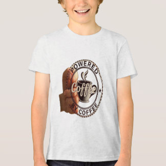 Premium Youth "Powered By Coffee" Soft Tri-blend Shirt