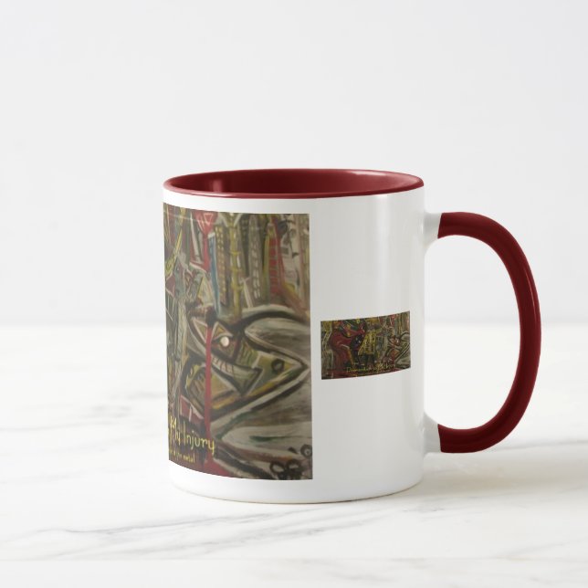 premonition to my injury  mug (Right)