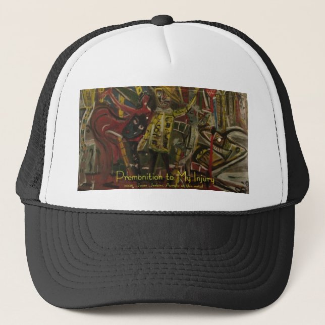 premonition to my injury trucker hat (Front)