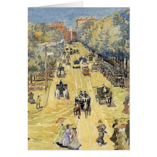 Prendergast - Charles Street, Boston Cards (Front)