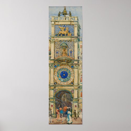 Prendergast _ Clock Tower Venice Poster