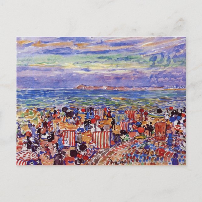 Prendergast - St. Malo II Postcard (Front)
