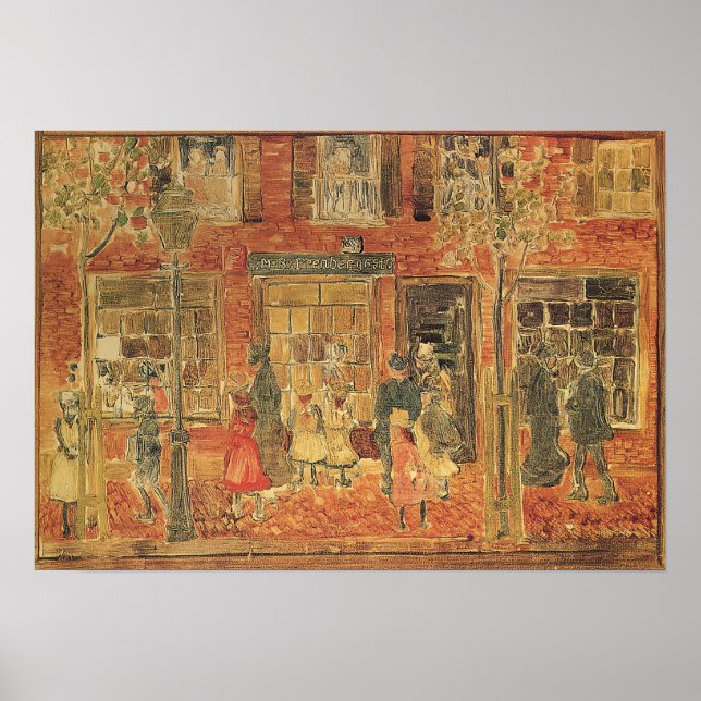 Prendergast - Street Scene 1894 Poster (Front)