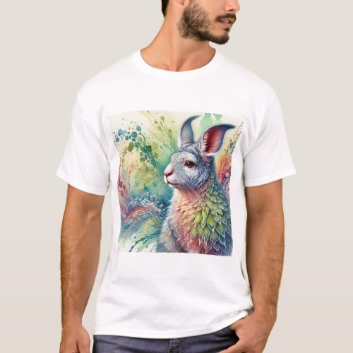 Prenocephale painting 030724AREF122 _ Watercolor T_Shirt