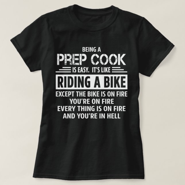 Prep Cook T-Shirt (Design Front)