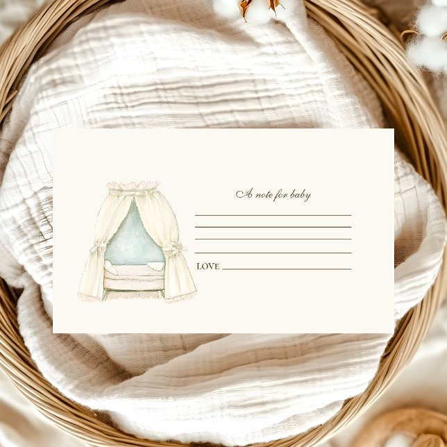 Prep the Nest Baby Shower Note for Baby Enclosure Card (Creator Uploaded)