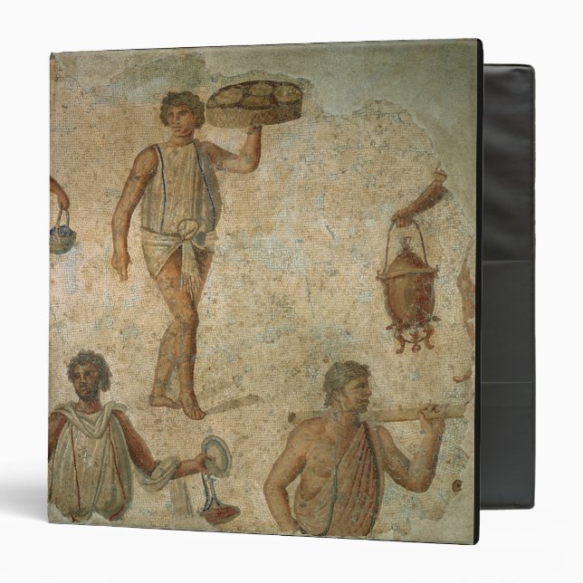 Preparations for a banquet, fragment of marble, li binder (Front/Inside)