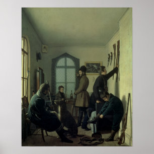 Preparations for Hunting, 1836 Poster