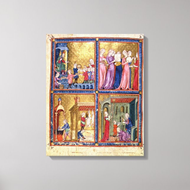 Preparations for the Passover Canvas Print (Front)