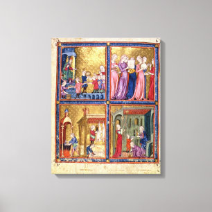 Preparations for the Passover Canvas Print