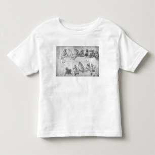 Preparatory drawing for the Last Supper Toddler T-shirt